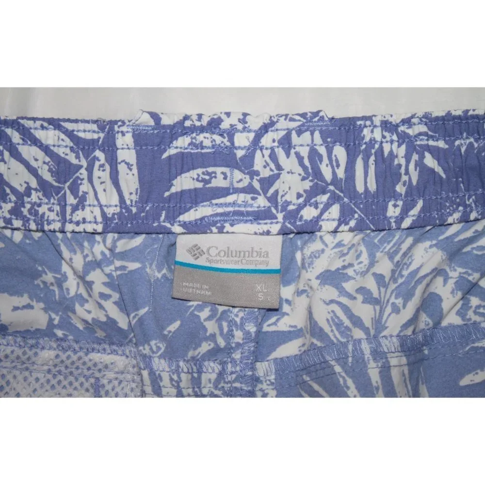 Columbia PFG Mens Belted Swim Trunks Shorts Size XL‎
